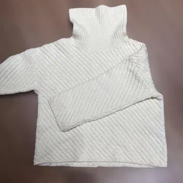 macphee 아이보리 울 혼방 니트 스웨터 긴팔