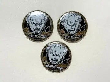 원피스 황금 캔뱃지 조로 3개