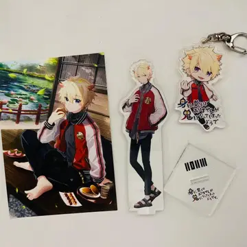 몸에 귀 엔쵸. 아크릴 스탠드 네프리 아크릴 키링