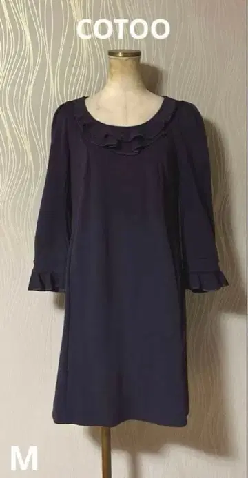 COTOO 코투 프릴 원피스 퍼플