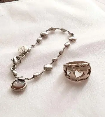 실버 반지 & 팔찌 Y2K 잡화 은제품