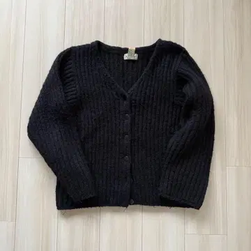 80년대 엘엘빈 l.l.bean 가디건 블랙