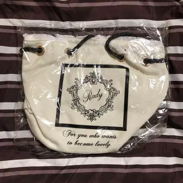 Rady 토트백 화이트 컬러 드로우 스트링