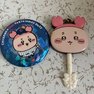 치이카와 MLB TOKYO SERIES 2023 캔뱃지와 키링