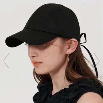 UNITED ARROWS 블랙 리본 캡