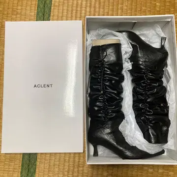 aclent 부츠 롱 부츠 드로스트 롱 부츠