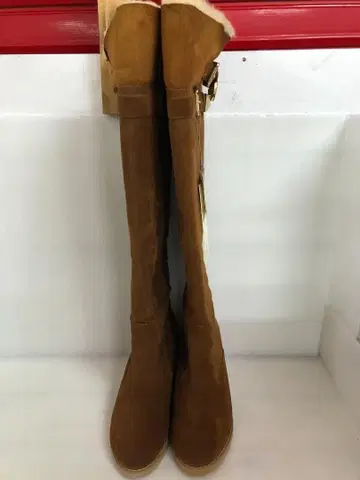 N090 snidel 롱 부츠 무스탕 S 사이즈 미사용 택 포함