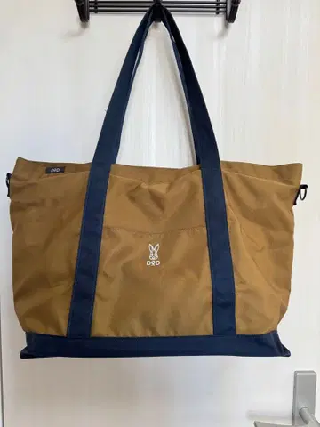 DOD 토트백 브라운/네이비