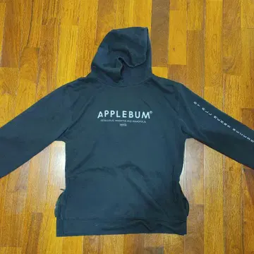 APPLEBUM 블랙 후드티