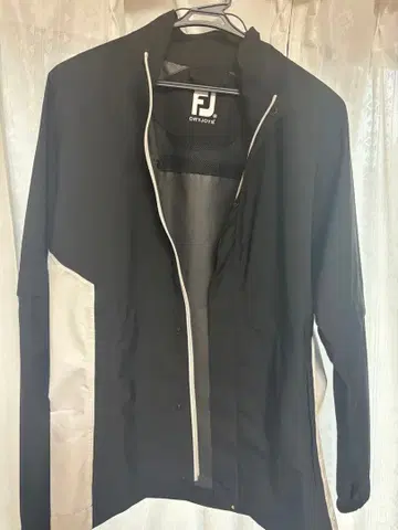 FJ 방풍 자켓 블랙/화이트