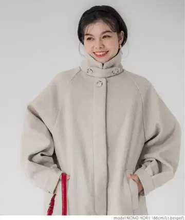 coca 페이크 울 롱 코트