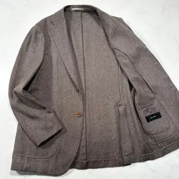 미사용급 XL 상당 링자켓 캐시미어 터치 언라이닝 자켓 50