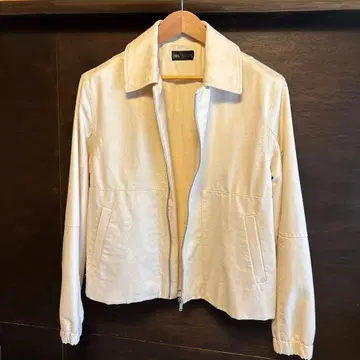 ZARA 아이보리 집업 자켓 M