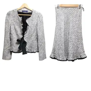 M'S GRACY 트위드 수트 (자켓과 스커트 셋업)