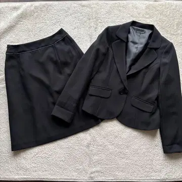 블랙 갤러리 스커트 수트 블랙 11호