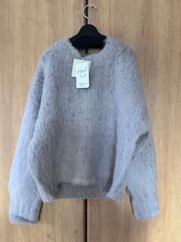 택 포함 새상품 릴리 리 니트 퍼플 보라색 더스티 컬러