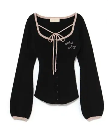 andmary Sonique knit tops black
