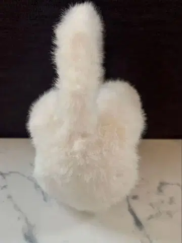 디즈니 귀도리 귀마개 미키 화이트