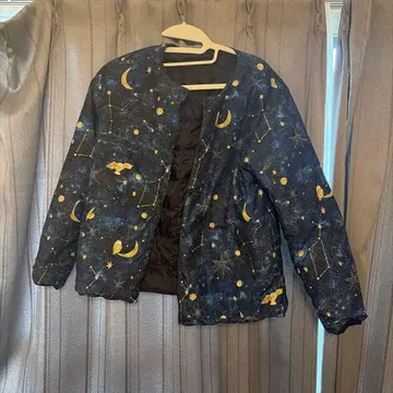별자리와 달 패턴 경량 자켓