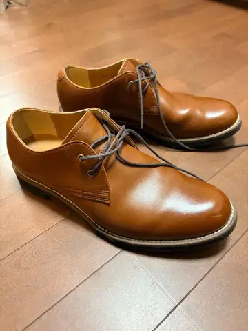 리갈 브라운 가죽 드레스 슈즈