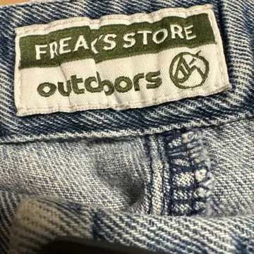 FREAK'S STORE 아웃도어 데님 와이드 팬츠