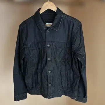 Calvin Klein 선염 블랙 데님 자켓