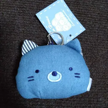 미사용 새상품 데님하우스 스미코구라시 페이스 참 고양이