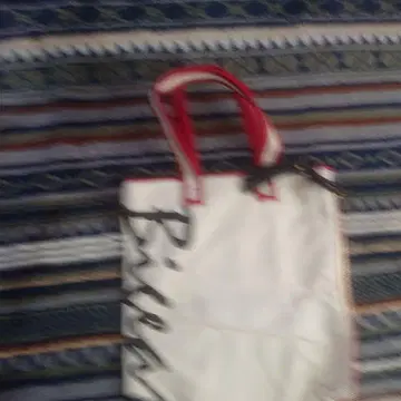 Bigstar 토트백 레드 화이트