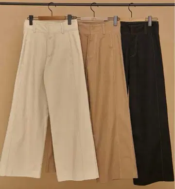 L'Or 하이 웨이스트 플레어 팬츠 블랙 M