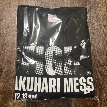 IKUHARI MESS T셔츠 XL 블랙