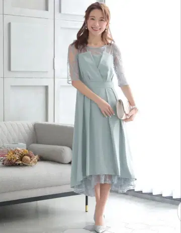 하레모드 haremode 결혼식 피쉬테일 뷔스티에풍 S사이즈