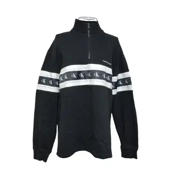 CALVIN KLEIN JEANS 하프 지퍼 맨투맨