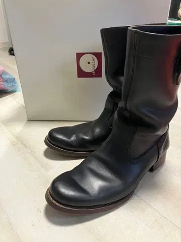 chausser 블랙 크롬 엑셀 엔지니어 부츠