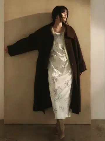 프레이 아이디 발마칸 롱 코트 브라운 0 사이즈