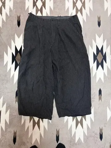 80s y's for men 반바지 길이 린넨 팬츠