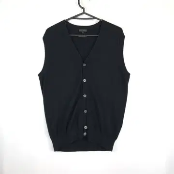 HILTON 힐튼 캐시미어 베스트 684043 블랙 L 사이즈