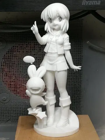 모코짱과 라비군 후지타 유키히사 모형