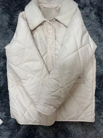 퀼팅 보아 블루종