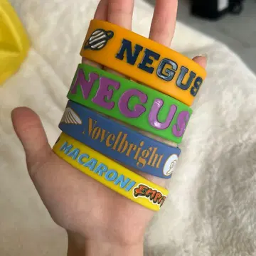러버 밴드 4개 세트 NEGU MACARONI Novelbright