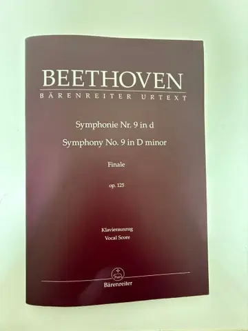 베토벤 제9번 합창 악보