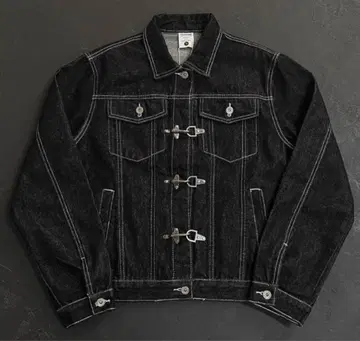 노브랜드 파이어맨 데님 자켓 프론트 버튼 포함 2XL