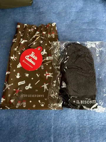 미사용 새상품 IL BISONTE 일비종떼 미튼 장갑 그레이