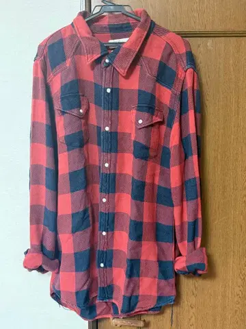 레미 릴리프 REMI RELIEF 플란넬 셔츠 일본제 레이온