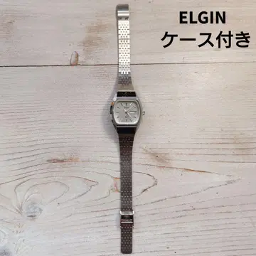 ELGIN INTERNATIONAL 엘진 스테인리스 아날로그 손목시계