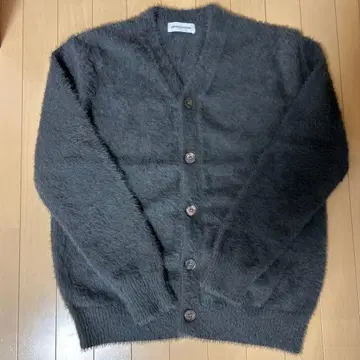 UNDER THE OCEAN 그레이 샤기 가디건