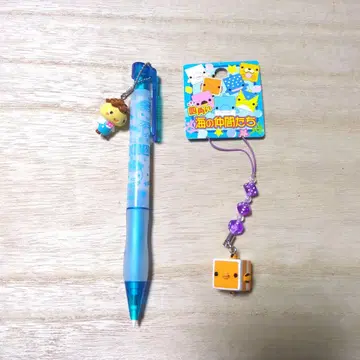 지역 한정 샤프 펜던트 사각형 바다 친구들 아마노하시다테 2개 세트