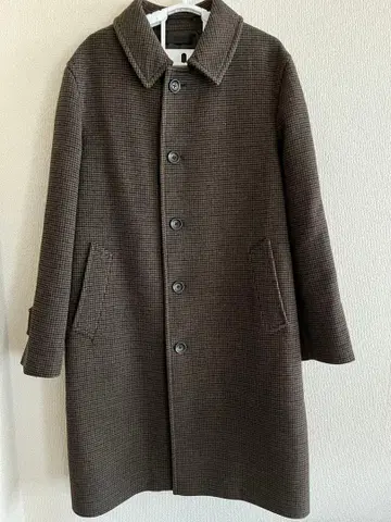 브라운 스텐카라 코트 UNIQLO