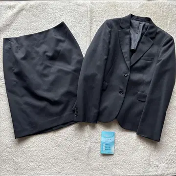 LESMUES 스커트 수트 워셔블 블랙 L