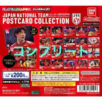 [새상품] 배구 남자 일본 대표 엽서 컬렉션 20종 세트