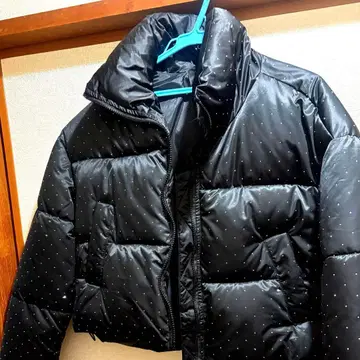 Black queen 숏 기장 다운 자켓